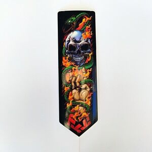 TRIBAL Clothing Streetwear Skateboard Classic 1990s Sticker Vintage Skate Skull